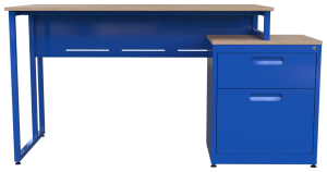 ESCRITORIO LVN-120 Y 140 AZUL.1086