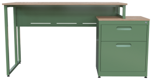 ESCRITORIO LVN-120 Y140 VERDE.1097